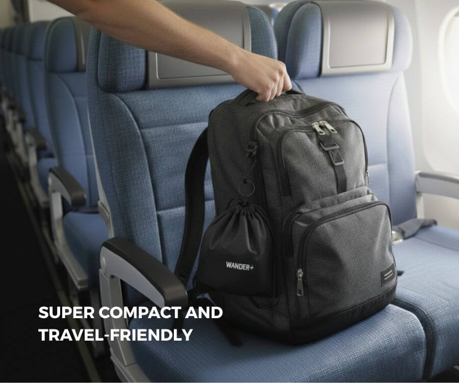 WANDER+™ Travel Cushion | Seat Support Pillow