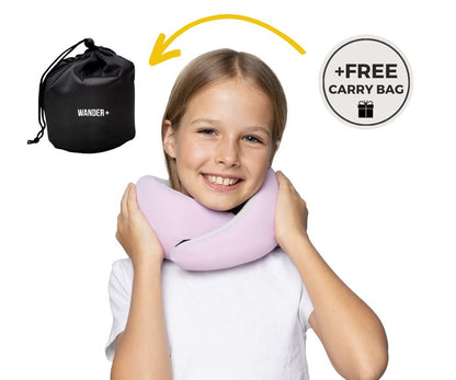 WANDER+™ Kids Travel Pillow | Neck Support