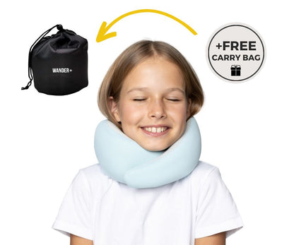 WANDER+™ Kids Travel Pillow | Neck Support