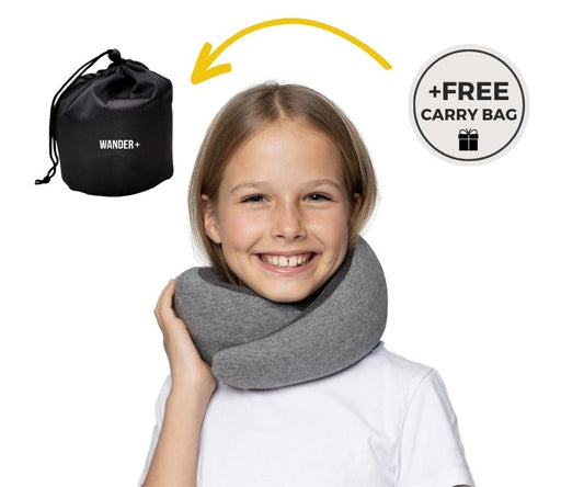 WANDER+™ Kids Travel Pillow | Neck Support