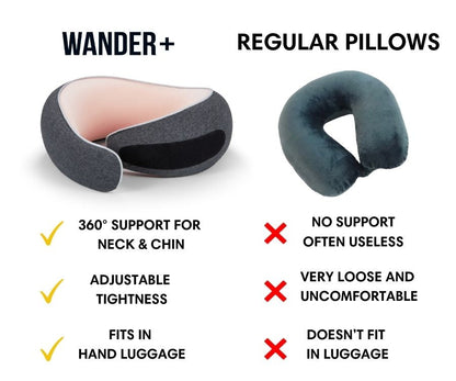 WANDER+™ Official | Travel Neck Pillow