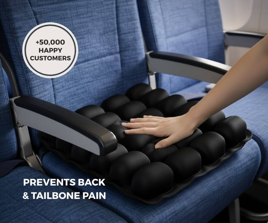 WANDER+™ Travel Cushion | Seat Support Pillow