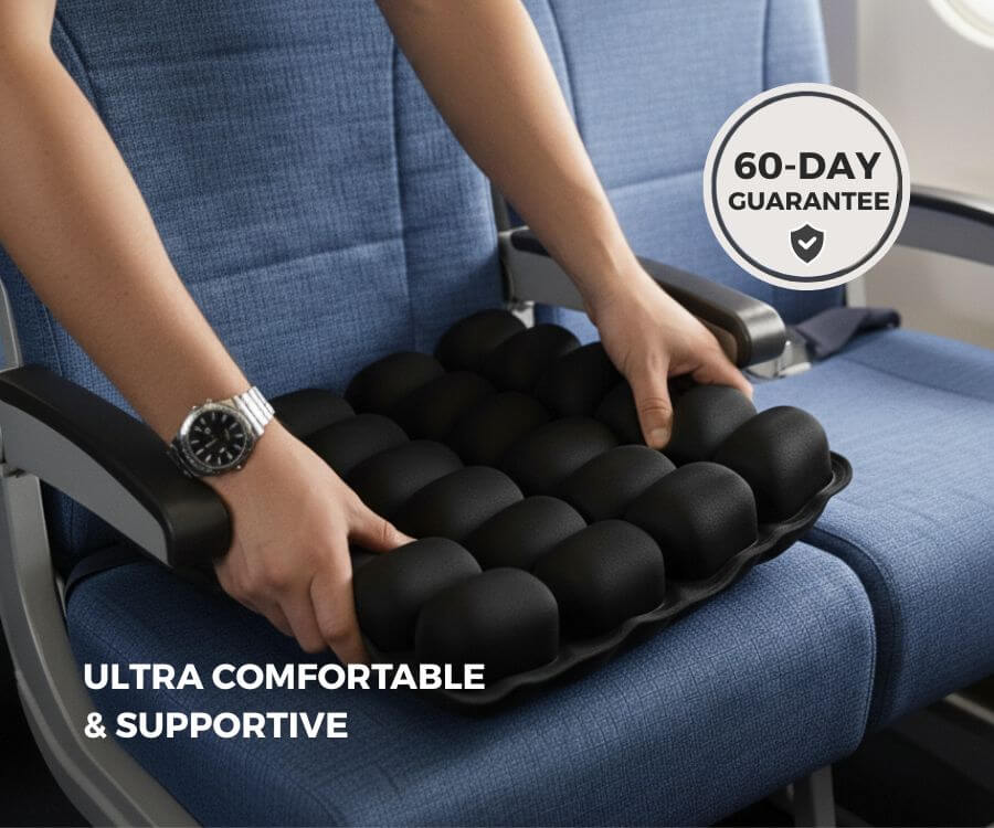 WANDER+™ Travel Cushion | Seat Support Pillow