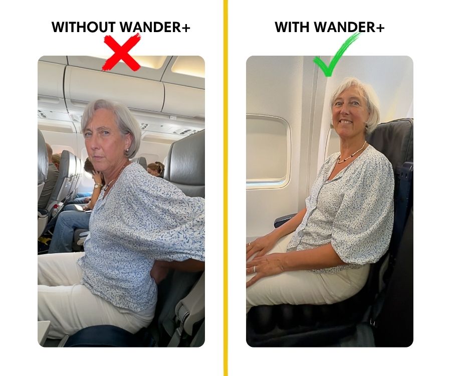 WANDER+™ Travel Cushion | Seat Support Pillow